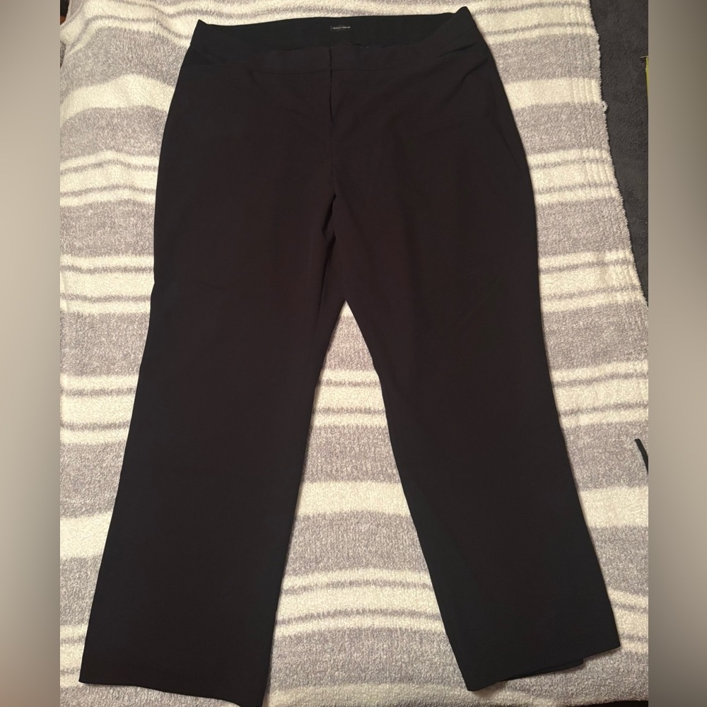 Worthington Classic Black Perfect Trousers High Rise Pants Office Formal Work